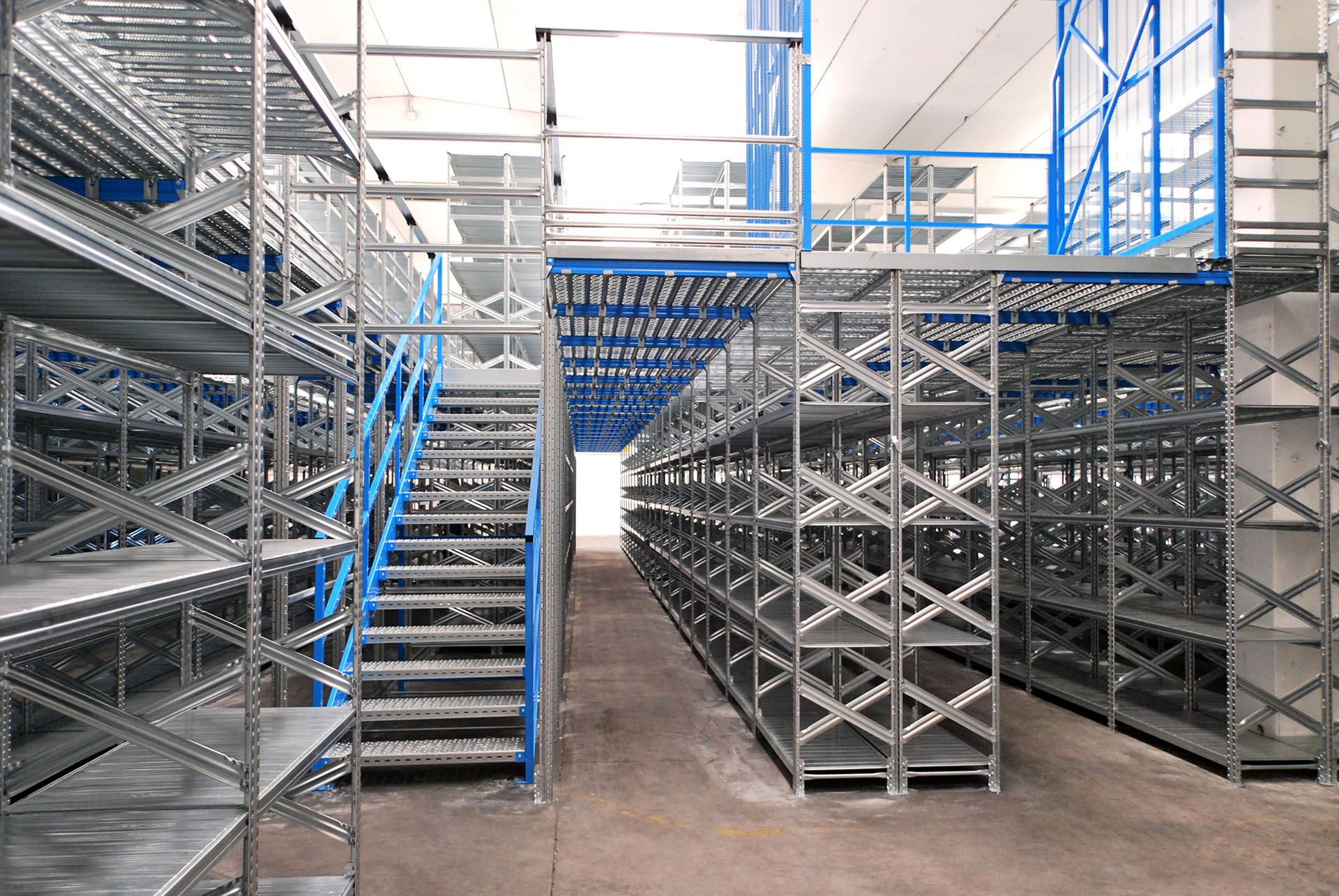 Progettazione soppalco industriale modulare su misura GL Sistem