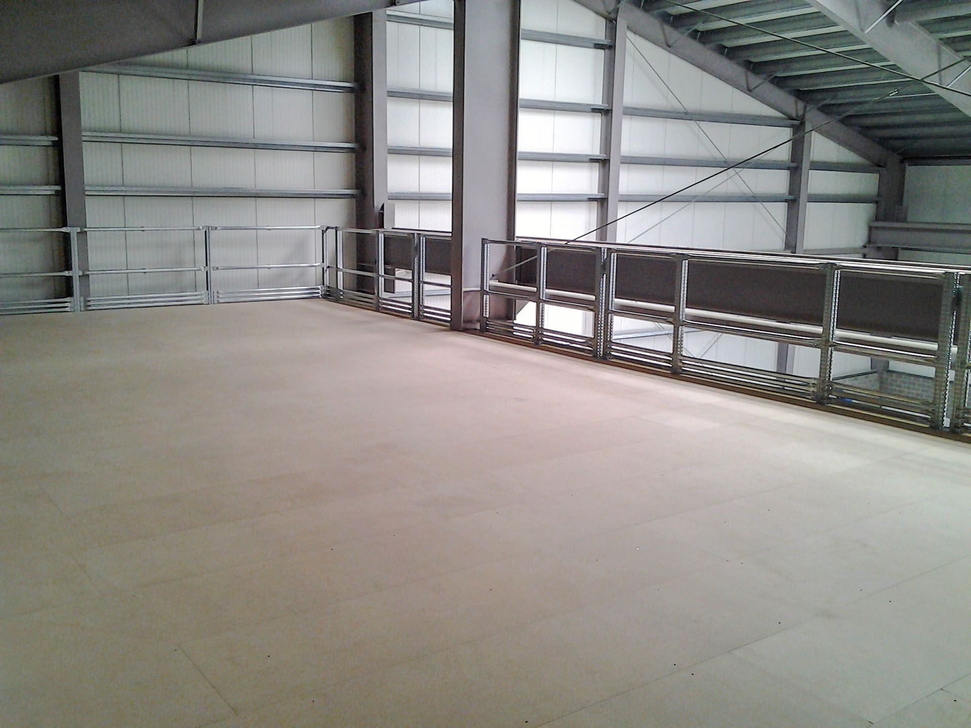 Soppalco per magazzino industriale modulare